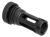 Yankee Hill 430228A QD Light Tactical Flash Hider made of Black Finish Steel with 1/2"-28 tpi Threads for 30 Cal AR-Platform