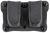 DeSantis Gunhide A87KJKKZ0 Quantico Double Mag Pouch OWB Black Kydex, Belt Clip Fits Belts Up To 1.50" Wide, Compatible w/Sig P365, Ambidextrous