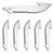 OD EDGE DROP-PT 3.0" SRTD BLADE 6PK