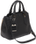 Bulldog BDP020 Satchel Purse w/Holster Black Leather for Small Autos & Revolvers Ambidextrous Hand