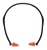 Walker's GWPPLGBND Pro-Tek Ear Plug Band Foam, 25 dB, Behind The Neck Orange/Black Adult