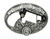 Magnum Oval Belt Bkl 1 1/8" Stainless No Gun