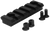 TacFire MAR101 KeyMod Picatinny Rail 2 Inch 5 Slots  Black