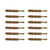 BEEFY BORE BRUSH, BRONZE, .416 CALIBER RIFLE, 12 PACK