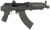 Arsenal SAM7K55 SAM7K  7.62x39mm 30+1 8.50" Black Steel Threaded Barrel, Polymer Handguards, Black Aluminum Forged & Milled Receiver, Mounted 1913 Picatinny Rail, Black Polymer Grips