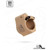 AR-15 SOLID SS ADJUSTABLE GAS BLOCK .875'' TAN
