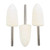MANDREL MOUNTED FELT BOB TAPERED CONE 1''X1/2'' 3 PACK