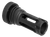 Yankee Hill 430224A Phantom Q.D. Flash Hider Black Steel with 5/8"-24 tpi Threads, Aggressive Teeth & Dust Enclosure for 30 Cal AR-Platform