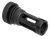 Yankee Hill 430224A Phantom Q.D. Flash Hider Black Steel with 5/8"-24 tpi Threads, Aggressive Teeth & Dust Enclosure for 30 Cal AR-Platform