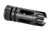 Griffin Armament XHP556FC Gate-LOK Flash Comp Black Nitride 17-4 Stainless Steel with 1/2"-28 tpi Threads, 2.21" OAL & .863" Diameter for 5.56x45mm NATO  M4SD, M4SDK, M4SD2 & 30SD Series Silencers