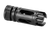 Griffin Armament XHP556FC Gate-LOK Flash Comp Black Nitride 17-4 Stainless Steel with 1/2"-28 tpi Threads, 2.21" OAL & .863" Diameter for 5.56x45mm NATO  M4SD, M4SDK, M4SD2 & 30SD Series Silencers