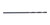 JOBBER LENGTH WIRE GAUGE DRILL 54J (.0550'') DIAMETER
