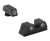 Meprolight USA 102203201 Tru-Dot  Green Tritium White Outline Front Sight-Yellow Tritium White Outline Rear Sight Glock 42/43/43X/48