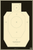 Action Target IDPAP100 Competition Official IDPA Silhouette Tagboard Hanging 23" x 35" Black/White 100 Per Box