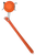 Birchwood Casey 49301 Wingone Ultimate Handheld Clay Thrower Orange Single Right Hand