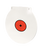 Birchwood Casey RND12 Round Steel Target Plate 12" Centerfire Rifle/Handgun Target Black/Red/White NM500 Steel Hanging