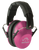 Walker's GWPFPM1PNK Pro Low Profile Passive Muff 22 dB Over the Head Pink/Black Polymer
