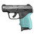 Hogue HandAll Beavertail Grip Sleeve Ruger LCP Max Aqua