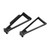 TRIANGLE FOLDING STOCK 9'' W/CHEEK REST & BUTTPAD POLYMER BLK