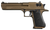 Magnum Research DE44CABB Desert Eagle Mark XIX *CA Compliant 44 Rem Mag 6" 8+1 Burnt Bronze Cerakote Carbon Steel Frame & Slide Black Rubber Grip
