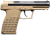 Kel-Tec PR57TAN PR57  Compact Frame 5.7x28mm 20+1 4" Black Steel Barrel, Tan Optic Ready/Serrated Slide, Tan Textured Grip