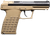 Kel-Tec PR57TAN PR57  Compact Frame 5.7x28mm 20+1 4" Black Steel Barrel, Tan Optic Ready/Serrated Slide, Tan Textured Grip