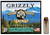 Grizzly Ammo GC9MM19mm Luger 115gr Jacketed Hollow Point 20 Per Box/10 Case
