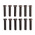 T-10 FILLISTER HEAD SCREW 6-48 X 9/16” 12 PACK