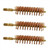BEEFY BORE BRUSH, BRONZE, .375 CALIBER RIFLE, 3 PACK
