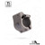 AR-15 CLAMP ON TITANIUM ADJUSTABLE GAS BLOCK .625'' GRAY