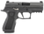 Sig Sauer 320XC9BXR3PR210 P320 XCompact 9mm Luger 10+1 3.60" Carbon Steel Barrel, Black Nitron Optic Ready/Serrated SS Slide, Black Stainless Steel Frame w/Picatinny Rail, Black XCompact Polymer Grips
