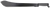 Cold Steel CS97LBMS Bolo  18" Black Matte Baked-On Anti Rust 1055 Carbon Steel Blade/ Black Polypropylene Handle 23.63" Long Includes Sheath