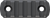 Magpul MAG581-BLK M-LOK Aluminum Rail 5 Slots  Black