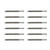 STANDARD LINE STAINLESS 243/25 CALIBER RIFLE BRUSH 12 PACK