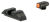 Night Fision GLK001003OGW Tritium Night Sights For Glock  Green Tritium Orange Outline Front Sight- Green Tritium White Outline Rear Sight Glock 17/17L/19/22