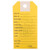 GUN PRICE TAGS, YELLOW, 1000 PACK