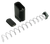 Shield Arms SAS15ME10BLK Magazine Extension  Extended 10rd Compatible w/ Shield Arms S15 Magazine Black Anodized Aluminum