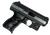 Hi-Point CF380LLTGM CF  380 ACP Caliber with 3.50" Barrel, 8+1 Capacity, Black Finish Frame, Serrated Black Steel Chrome Line Slide & Polymer Grip, LaserLyte Laser