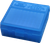 MTM Case-Gard P100324 Ammo Box Flip-Top Multi Caliber Handgun Clear Blue Polypropylene 100rd