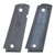 Hogue Colt Government Grips .45 1911 Rubber Grips Panels Checkered - Pewter