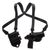Galco MCII224B Miami Classic II Shoulder System Size Fits Chest Up To 56" Black Leather Compatible w/Glock 17 Gen1-5/19 Gen1-5/22 Gen2-5 Right Hand