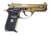 Girsan 390870 MC 14T Solution Compact Frame 380 ACP 13+1 4.50" Gold Plated PVD Steel Tip-Up Barrel, Gold Plated Serrated Steel Slide, Gold Plated Aluminum Frame w/Picatinny Rail, Black Polymer Grip