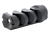 Armaspec ARM191-BLK Muzzle Brake Fireball Black Nitride 1/2"x28 Threads 223/5.56