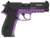GSG GERG2210FFL FireFly  22 LR 10+1 4" Black Serrated Slide, Purple Zinc Alloy w/Accessory Rail Frame, Black Polymer Grip