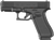 Glock PV4550201 G45 V Crossover 9mm Luger 10+1 4.02" Black GMB Barrel, Black nDLC Steel Serrated Slide, Black Polymer Frame w/Accessory Rail, Textured polymer Grip, Ambidextrous