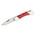 Schrade Uncle Henry Brown Bear Folding Knife 2-1/4" Clip Point Blade Wood