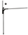 Hunters Specialties HSSTR07034 Dual Position Strut Stake Turkey Species Black Fiberglass/Plastic