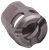 True Precision Inc TPYMICROSS Micro Compensator Y-Type Satin Stainless 416R Stainless Steel 1/2"x28 Threads 9mm/380 ACP