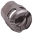 True Precision Inc TPYMICROSS Micro Compensator Y-Type Satin Stainless 416R Stainless Steel 1/2"x28 Threads 9mm/380 ACP
