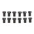 TORX HEAD BASE SCREWS, 8-40 THREAD, .205'' LENGTH, BLUE